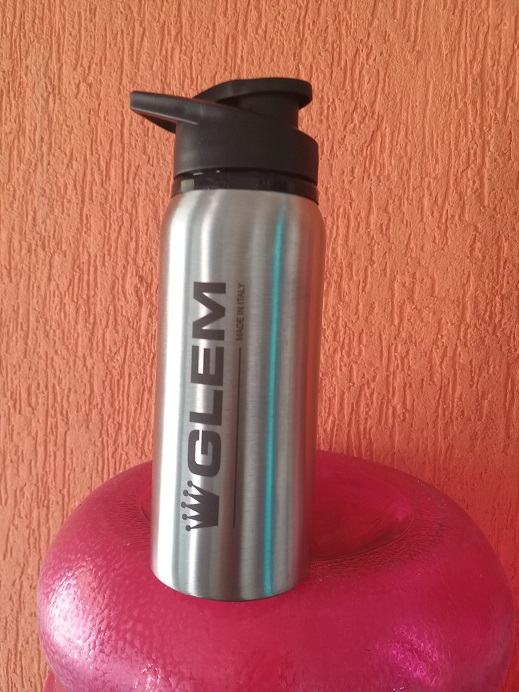 Squeeze inox com grava��o a laser