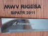 Exemplo de grava��o a laser na faca inox.