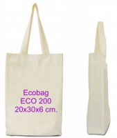 Ecobag ecol�gica 20x30x06 cm. ref. ECO 200