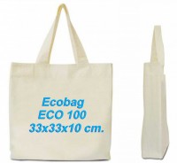 Ecobag ecol�gica 33x33x10 cm. ref. ECO 100