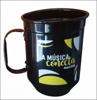 Caneca em Alumin�o Colorido 600 ml. 