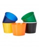 Modelo sem borda, dimens�o: Boca 13 cm x Fundo 10 cm x Altura 10 cm.